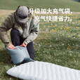 挪客Naturehike徒野超轻充气床垫8.8高R值保暖垫户外露营防潮垫 碳银/方形/196*64cm