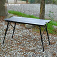 迪飞客户外露营三片桌铝板战术桌便携式可折叠升降IGT拓展蛋卷桌 丛林绿三片桌