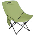 JEEP折叠椅户外露营便携靠背钓鱼椅懒人椅家庭休闲3档躺椅旅游旅行椅 3档高背椅细沙黄