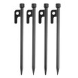 原始人帐篷地钉固定天幕地丁帐篷钉地插钉沙滩露营户外防风钉子钢 30cm(6只装)