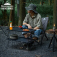 CAMPINGMOON柯曼折叠桌网桌户外露营野餐桌置物架科曼T-230 【T-230-2T】2个黑色桌+1包