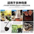 绿薪商用烧烤碳机制碳桃心无烟碳取暖烤火炭煤球形高温火锅煮茶燃料块 特级白灰巨能炭-10斤