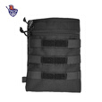 ZJZ阻击者考杜拉杂物包尼龙多功能收纳包MOLLE挂载户外勤务工具腰包 黑色杂物包 均码