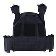 勤智乐轻蜂战术防弹衣快拆背心molle轻量化防刺多功能防护马甲轻型装备 黑色背心本体 均码