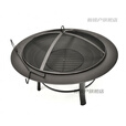 饷亨辰梦户外露营篝火盆取暖火盆超大号火炉家庭烧烤烤火盆农家乐新款 无网罩一套(火盆+架子+底网+火