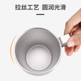 原始人户外水杯可折叠不锈钢水杯便携耐高温伸缩露营杯子野营装备套装杯 304不锈钢套杯（4个装）