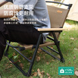 山扉户外便携克米特椅精致露营折叠凳钢管轻量化折叠椅 钢管卡其色