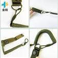 金皖92A安全绳92式弹簧枪绳 战术伸缩防丢防抢钢丝绳 (绿色1条) 京仓
