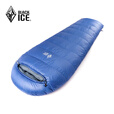 黑冰（BLACKICE）新款【A系列信封式羽绒睡袋】成人户外露营单人鸭绒睡袋可拼接 (新标准)A1500/蓝色 M
