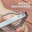 润华年户外炉头支架便携式露营焚火台可折叠炉架燃气灶不锈钢网架 304小号烤架【适合一人】旅游神