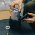 THOUS WINDS千风钛杯收纳包户外野餐小物件餐具灯塔露营灯收纳茶道茶具收纳袋 钛杯收纳包 卡其