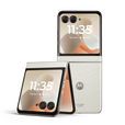 联想moto razr 60 第六代折叠屏 60万次折叠认证 康宁防护 湿手触控 棉花糖白 12GB+256GB