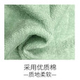 军云 训练柔软纯棉毛巾内务吸水毛巾 军绿色