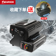 SEAROCK 海岩户外露便携式取暖器车载取暖火炉室内液化气煤气冰钓取暖炉 升级黑色双气+4个气（可放平使用）