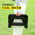 悦卡户外马桶折叠便携式马桶凳车载露营厕所大人儿童蹲坑坐便器可移动 折叠马桶凳-灰色大号