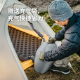 Naturehike挪客徒野6.5高R值侧墙超轻充气垫户外徒步登山睡垫防潮垫地垫单人 碳银/方形/186*58