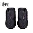 黑冰（BLACKICE）户外灰鹅绒羽绒脚套 冬季室内轻量保暖袜套Z2163 深蓝 S