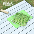 原始人 烤鱼网烧烤网 烤鱼夹子烧烤工具 烧烤配件 