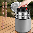 岛奇户外高压锅便携煮饭304不锈钢小型迷你压力锅露营自驾高海拔 户外不锈钢高压锅+玻璃盖子