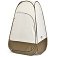 原始人户外更衣帐篷洗澡便携式露营移动厕所淋浴换衣服游泳换衣罩 深咖色
