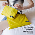 kommot牧彻旅行收纳袋行李箱内出差旅游内衣物包便携必备分装包整理袋 明黄色S码 20*12cm