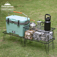 Campingmoon柯曼折叠桌T-235户外露营置物架网桌科曼 【T-235-2T+T-2308*2】2桌2板1包