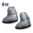 黑冰（BLACKICE）户外灰鹅绒羽绒脚套 冬季室内轻量保暖袜套Z2163 深蓝 S