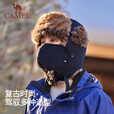 骆驼骑车保暖雷锋帽子女2025年新款冬季男防冻风护耳带口罩头套帽 卡其-575CP10044