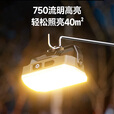 LEM户外露营灯便携超亮充电长续航帐篷灯野营露营照明灯应急防水挂灯 K3pro+1.2米三脚架