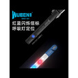 务本E61户外战术笔灯多功能手电红蓝闪烁警示EDC防身书写一体 官配-骑士黑(含笔头)
