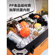 喜马拉雅露营保温箱冷藏箱商用钓箱摆摊车载保冷长时间冷藏保鲜户外冰箱 26L冰桶长效锁温26L【送5冰袋】