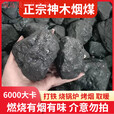 骆穂豆无烟煤炭块煤家用取暖户外烤火易燃软质无烟煤打铁烟煤高温耐烧 10斤神木烟煤(5-9公斤)