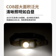 牧高笛（MOBIGARDEN）零度头灯 户外露营钓鱼可调节可充电照明头灯 NX23673010 帆木色