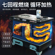 鹿君数控锅炉煤电柴七回程反烧通炕农村取暖炉家用地暖新型养殖水暖 160#数控七回程【煤柴款】
