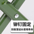 阅位织带马扎便携式军训马扎折叠凳军绿色 40轻便款承重300斤