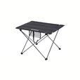 Naturehike挪客简量户外轻量折叠桌 超轻便携式露营野营餐桌小桌子烧烤野餐 大号-黑色