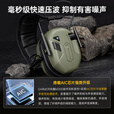 EARMOR耳魔军迷装备M300T战术拾音降噪耳机头戴式ipsc靶场射击训练隔音 M300T棕+S16A+G01（硬核三件套） 无规格