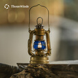 THOUS WINDS千风拾光煤油灯黄铜版老式复古油灯手提马灯户外照明灯帐篷营地灯 拾光煤油灯经典版75A 复古银