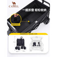 CAMEL骑士露营车户外野餐营地车购物车买菜遛娃手推车野餐户外遛狗拉车 174CJ42620A，黑色 198L 有刹车