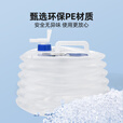 原始人户外折叠水桶家用储水带龙头车载水箱便携式塑料蓄水罐容器 5L加厚