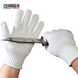沙漠探戈防割手套5级防切割钢丝手套防刃安保防刀防身手套均码 工厂直营 白色