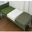 君品行 内务被可盖热熔棉褥子军训宿舍整理 绿色90*195cm【京仓】