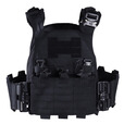 勤智乐轻蜂战术防弹衣快拆背心molle轻量化防刺多功能防护马甲轻型装备 黑色背心本体 均码