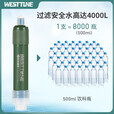 野外饮水便携式净水器吸管净水便携取水过滤器野外生存装备饮水