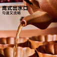 探险者（TAN XIAN ZHE）围炉煮茶套装家用室内煮奶烤茶套装户外泥炉烧烤炉取暖烤火炉 陶制南瓜茶具套装