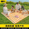 探险者野餐垫沙滩垫爬行垫可机洗垫子户外帐篷垫子加厚防潮垫午休垫 小飞叶牛津布野餐垫2*1.5m