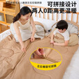 探险者（TAN XIAN ZHE）睡袋户外隔脏睡袋成人加厚露营睡袋登山防寒可拼接双人四季通用 【1.3KG】连帽可拼接睡袋-深灰色