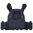 勤智乐轻蜂战术防弹衣快拆背心molle轻量化防刺多功能防护马甲轻型装备 黑色背心本体 均码