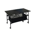 向野者户外折叠桌便携式铝合金升降桌子野餐烧烤露营车载夜市宣传蛋卷桌 长58宽58高58