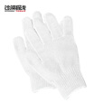 沙漠探戈防割手套5级防切割钢丝手套防刃安保防刀防身手套均码 工厂直营 白色